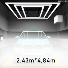 Правоъгълна LED светлина за гараж линейно осветление – DUa575